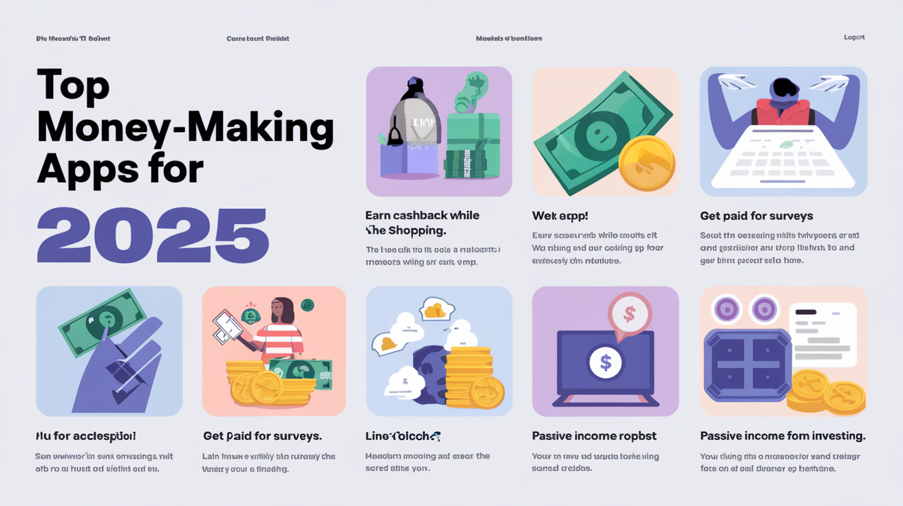 “Top 7 Money Making Apps in 2025: Earn Cash, Rewards, and Extra Income on Your Phone!”