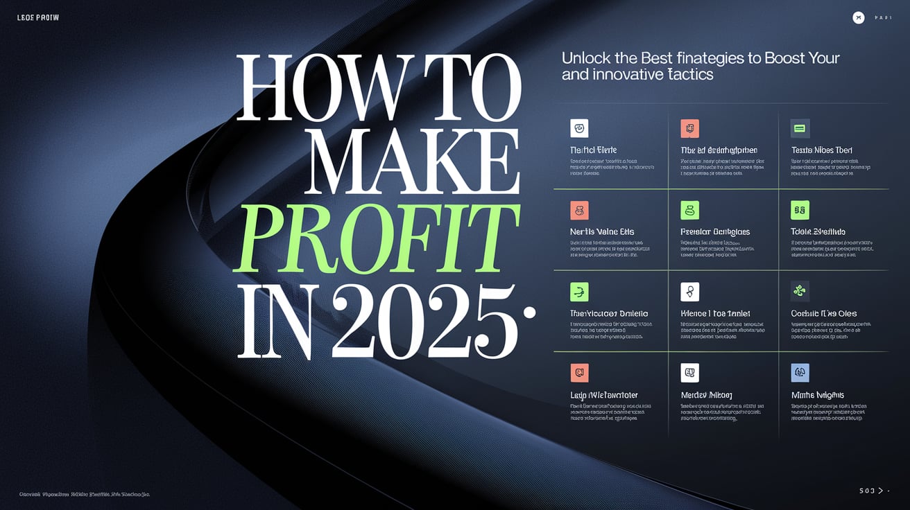 “How to Make Profit in 2025: 15 Proven Strategies to Boost Your Earnings and Build Wealth”
