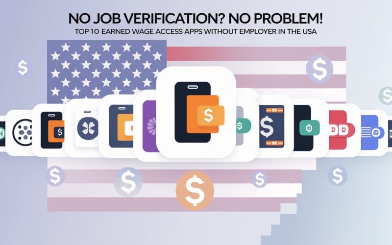 “No Job Verification? No Problem! Top 10 Earned Wage Access Apps Without Employer in the USA”
