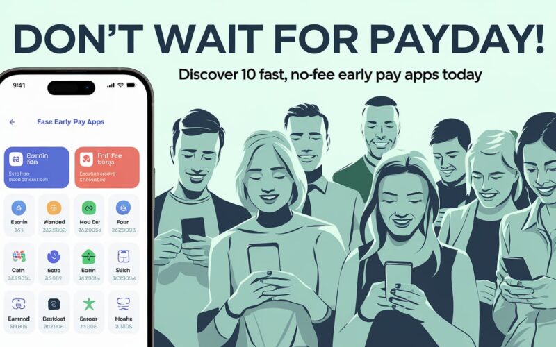 “Don’t Wait for Payday! Try These 10 Fast, No-Fee Early Pay Apps Today”